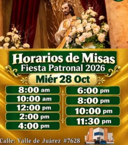 VIVEN JAURENSES FIESTA PATRONAL A SAN JUDAS TADEO