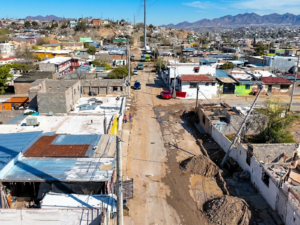 Rehabilita JMAS calles dañadas por las lluvias en la col. Francisco Sarabia.